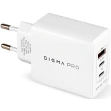 Сетевое зарядное устройство Digma Pro DPW6B White (DPW6B5GX12WH)