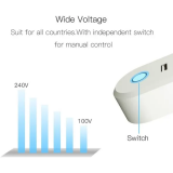 Умная розетка Moes ZP-LZ-EU2U-WH-MS