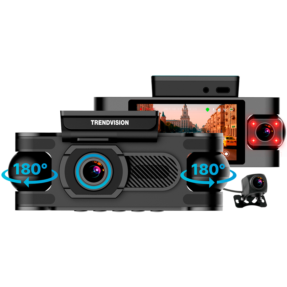 Автомобильный видеорегистратор TrendVision Proof 360 GPS - фото 2