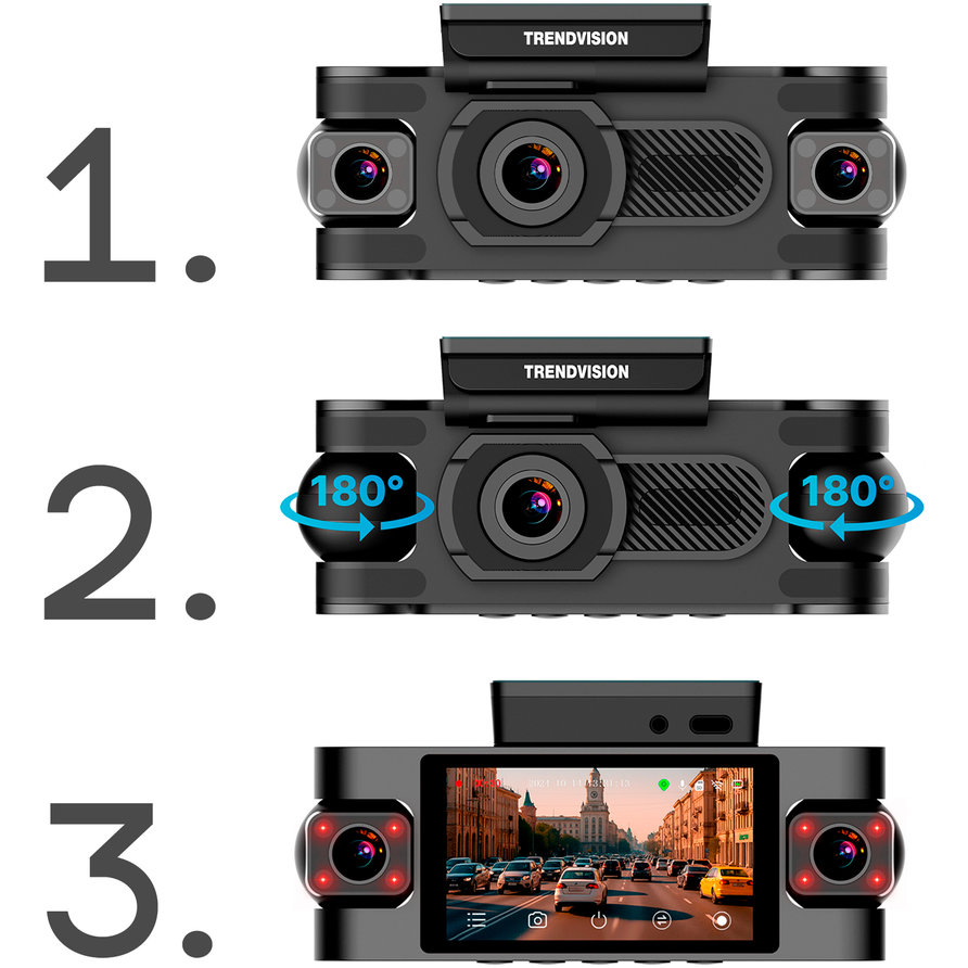 Автомобильный видеорегистратор TrendVision Proof 360 GPS - фото 7