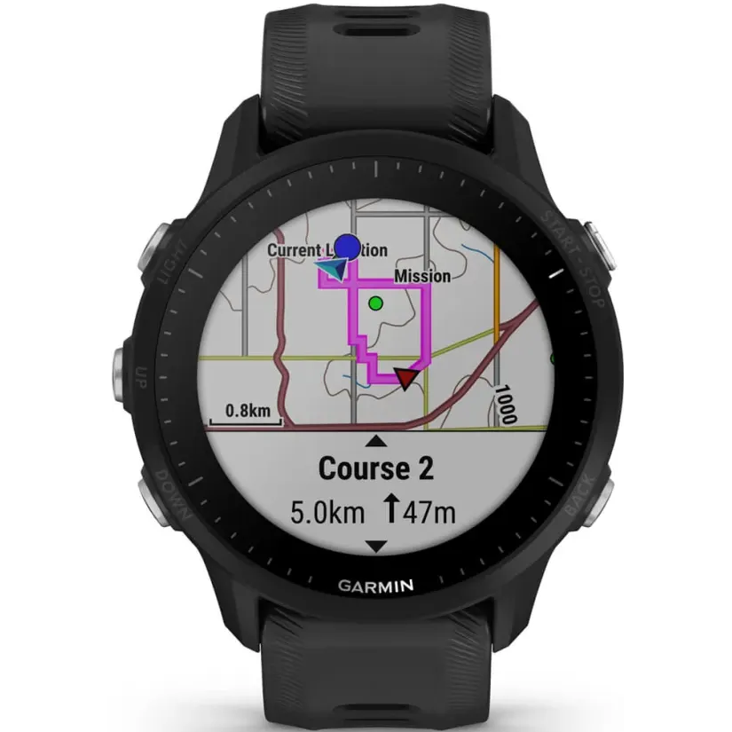 Умные часы Garmin Forerunner 955 Black - 010-02638-30 - фото 4