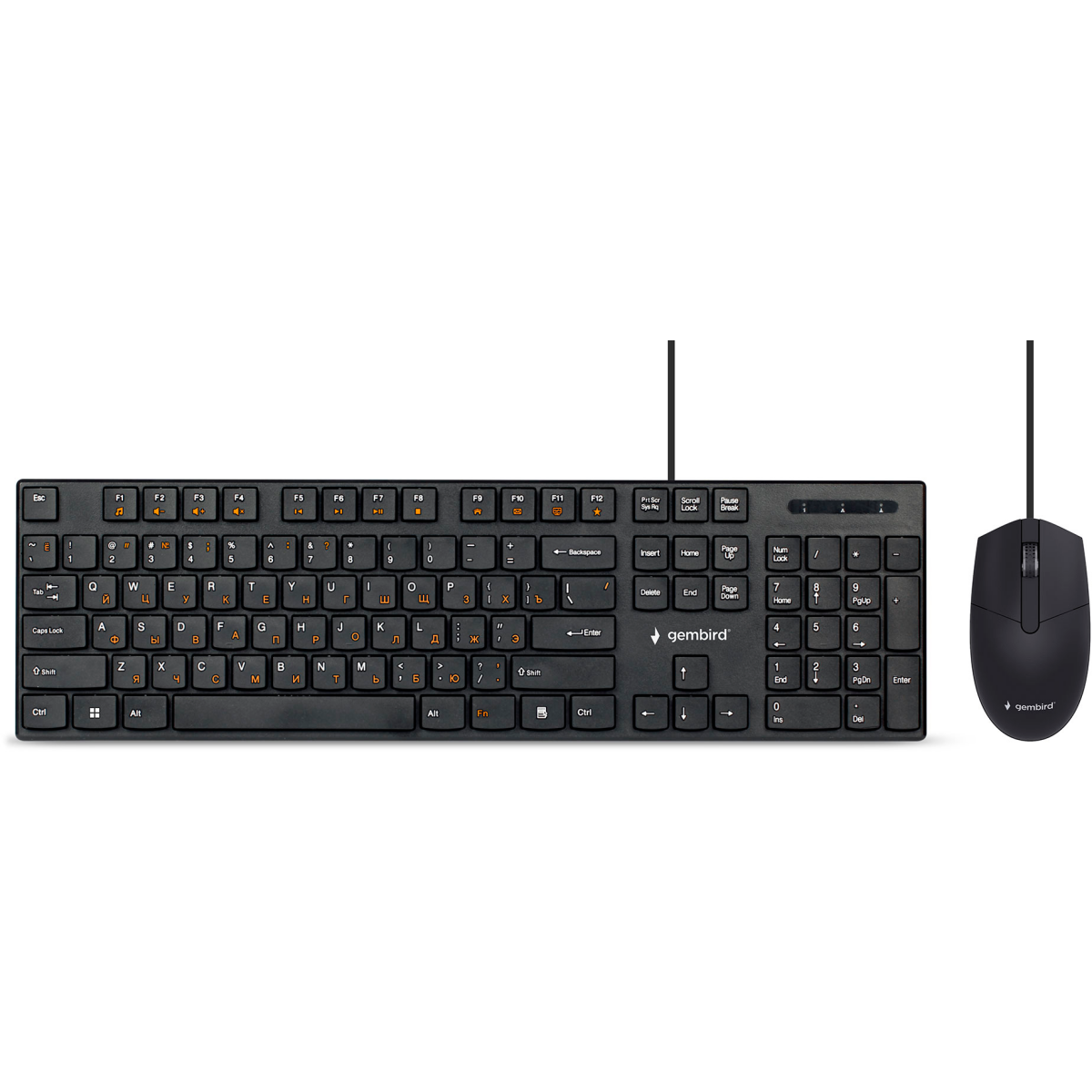 Клавиатура + мышь Gembird KBS-9050L Black