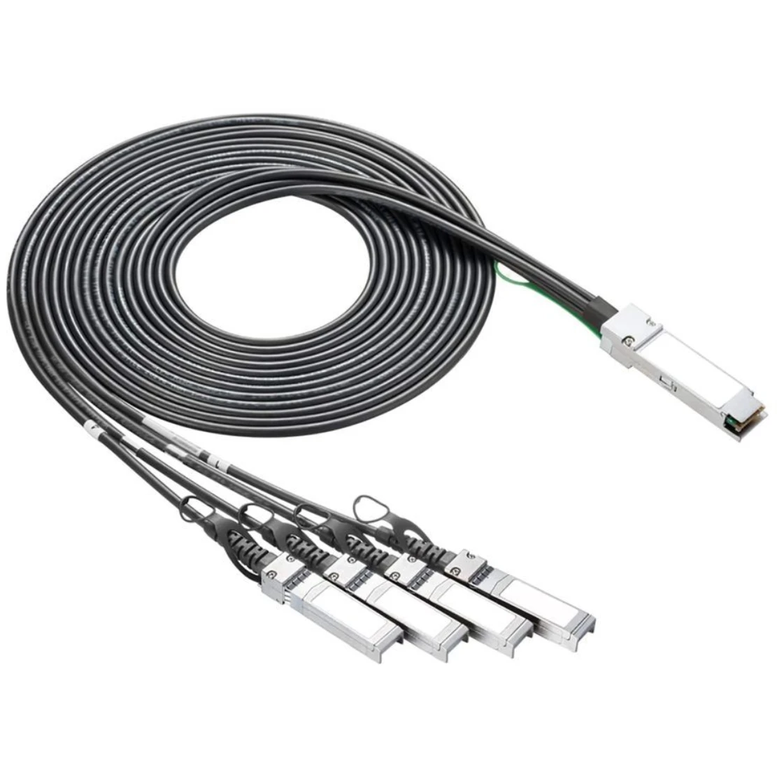 Кабель QSFP28 Future Technologies FT-QSFP28/4SFP28-CABP-AWG30-3, 3м