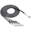 Кабель QSFP28 Future Technologies FT-QSFP28/4SFP28-CABP-AWG30-3, 3м