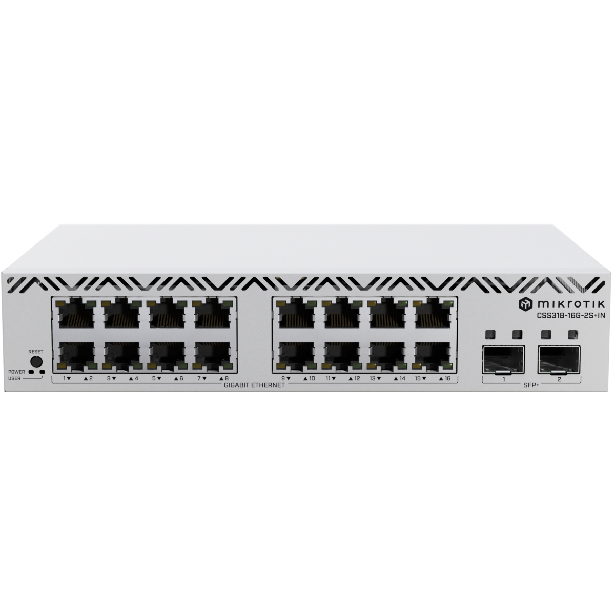 Коммутатор (свитч) MikroTik CSS318-16G-2S+IN
