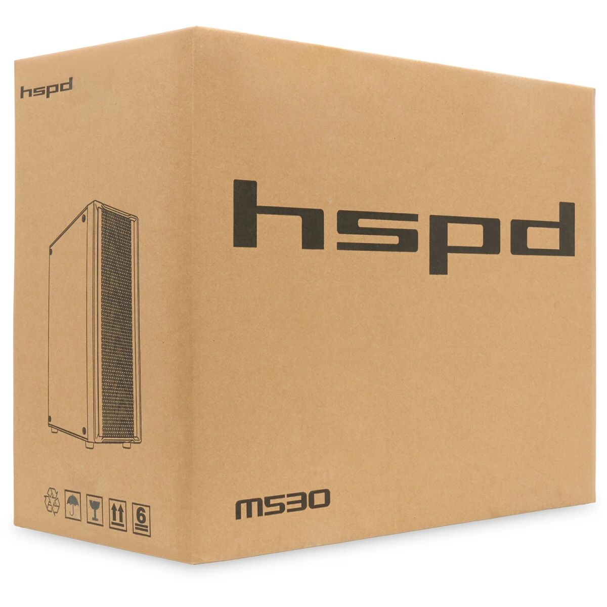 Корпус HSPD M530-TGBK Black - фото 7