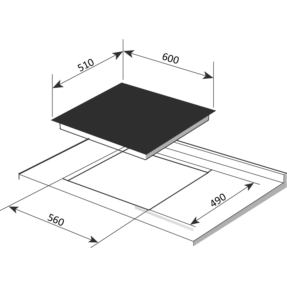 Электрическая варочная панель Brandt BPV1641B - фото 2