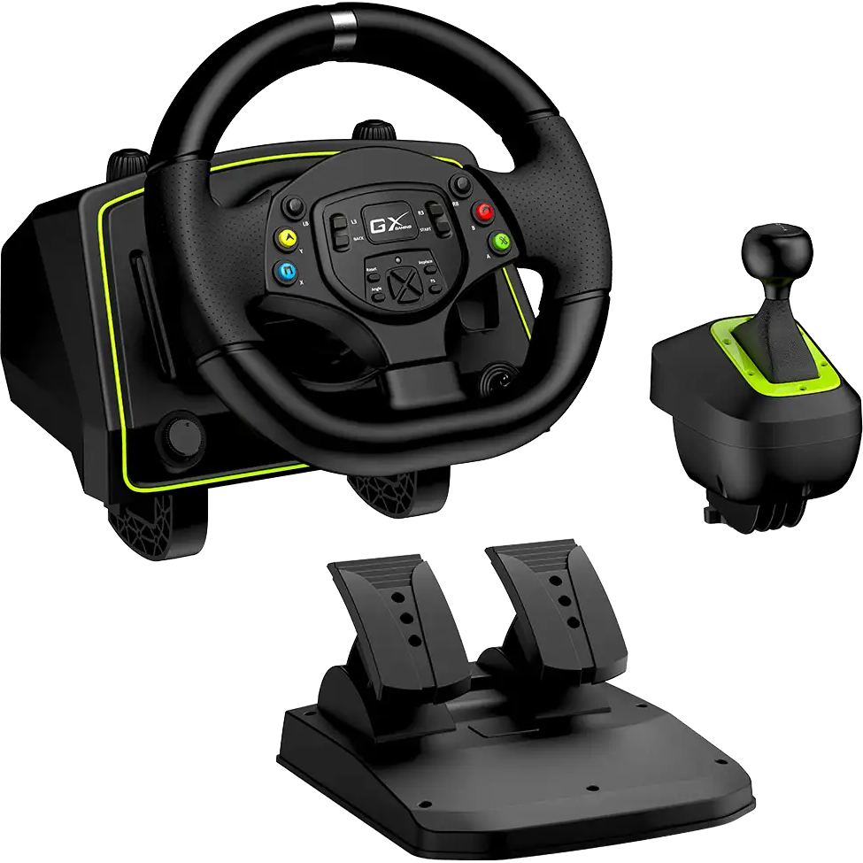 Руль Genius SpeedMaster X2 Steering Wheel Black - 31620002400 - фото 2