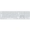 Клавиатура Apple Magic Keyboard with Touch ID and Numeric Keypad White Keys (USB-C) Russian (MXK73) - MXK73RS/A
