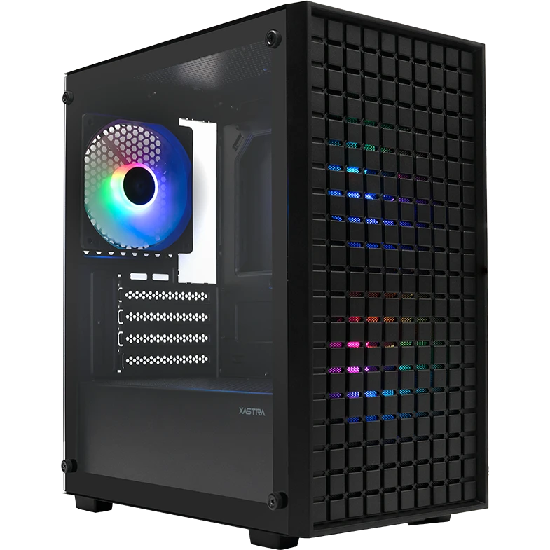 Корпус XASTRA A306M 3FRGB Black - A306M-3FC12F - фото 2