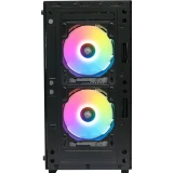 Корпус XASTRA A306M 3FRGB Black (A306M-3FC12F)