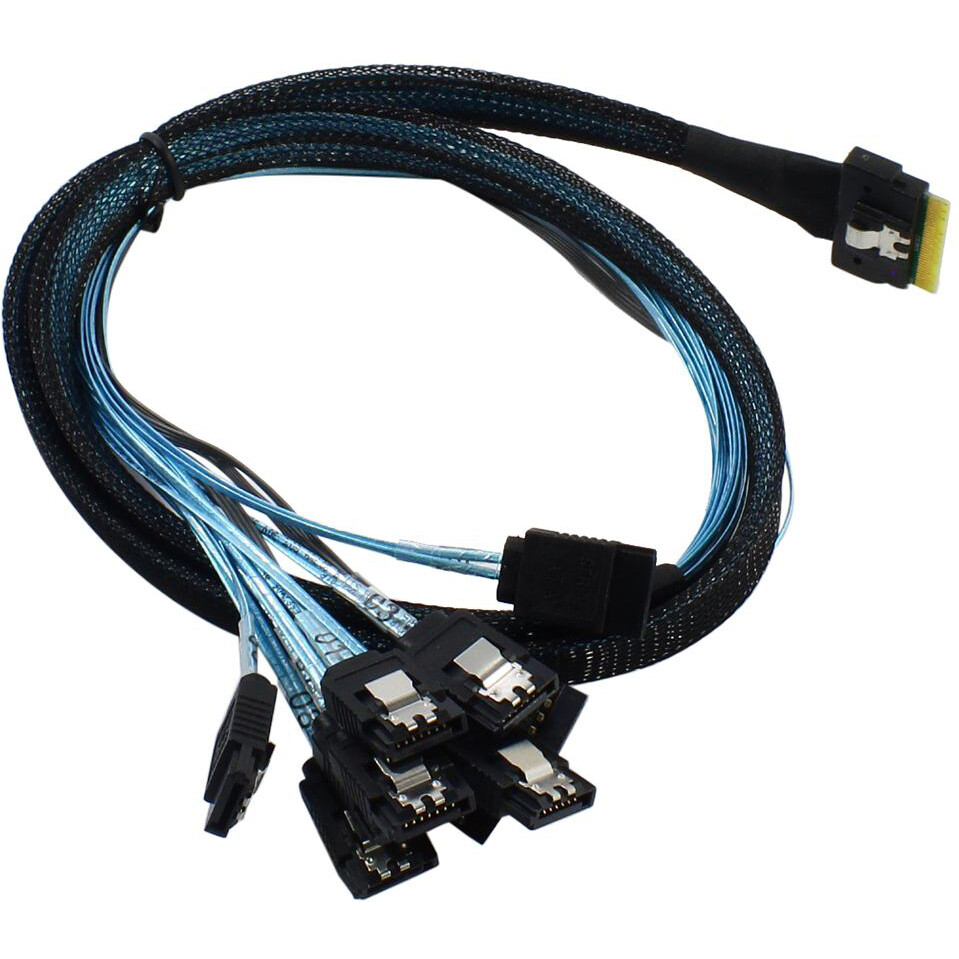 Кабель Procase CBL-SLSAS8-8SATA-10
