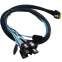 Кабель Procase CBL-SLSAS8-8SATA-10