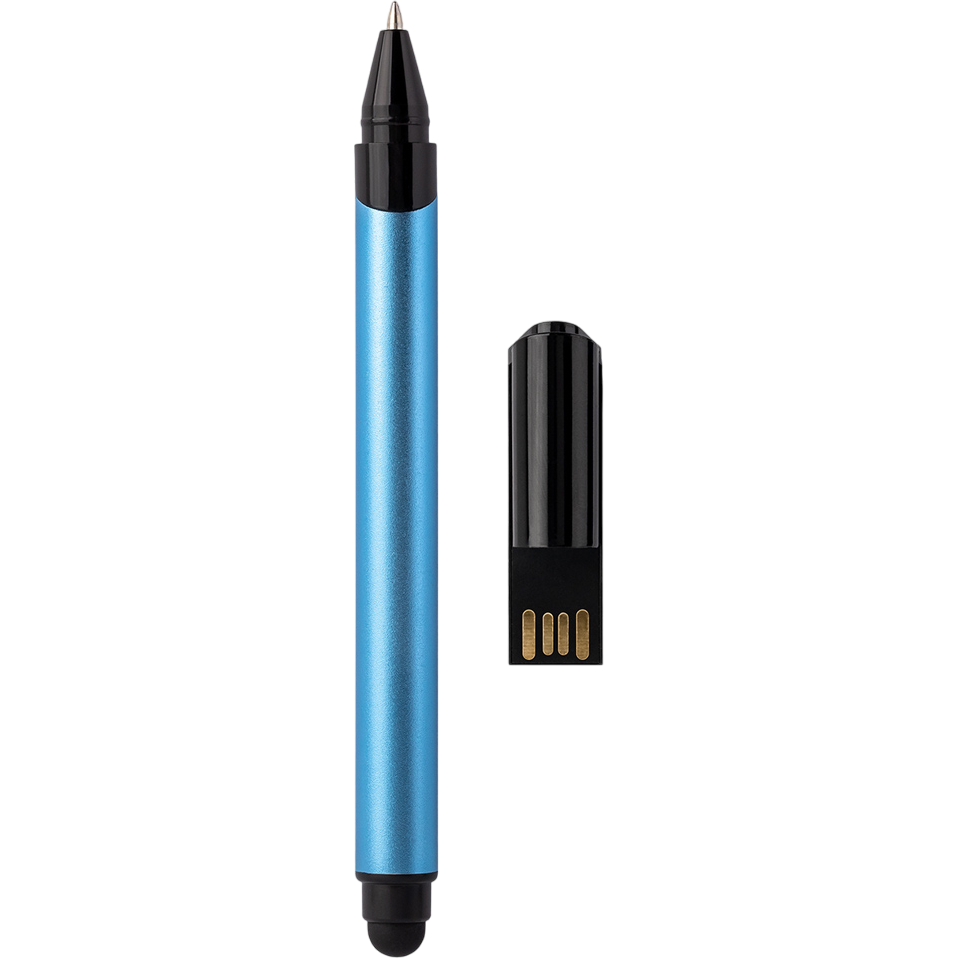 USB Flash накопитель 32Gb SmartBuy Gel Pen Blue (SB032GB2BTSB) - фото 3