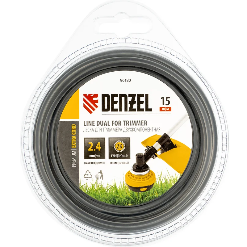 Леска для триммера Denzel 96180 - фото 2