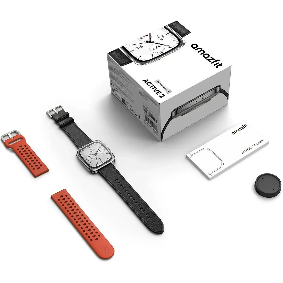 Умные часы Amazfit Active 2 Square Black/Silver (A2440) - 6972596108825 - фото 4