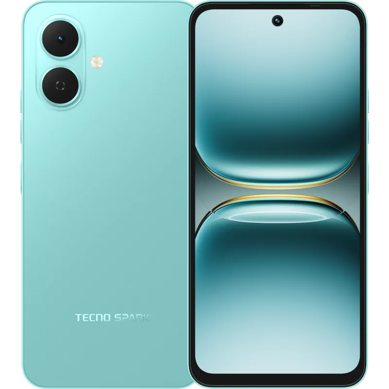 Смартфон TECNO Spark Go 2 3/64Gb Turquoise Green - KM4 64+3 TURQUOISE GREEN