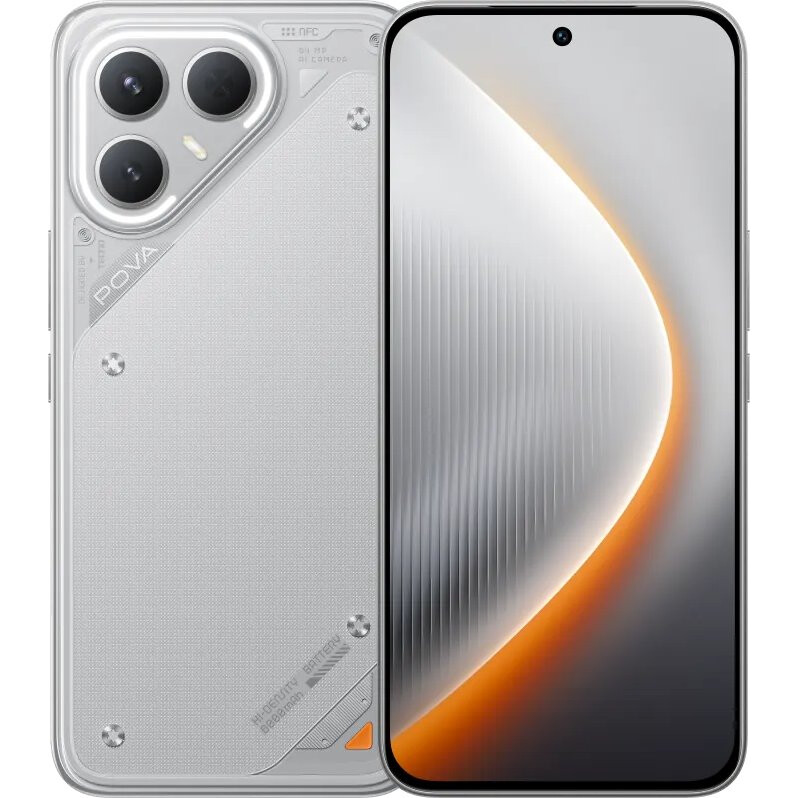 Смартфон TECNO Pova 7 Pro 12/256Gb Dynamic Grey - LJ8 256+12 DYNAMIC GREY