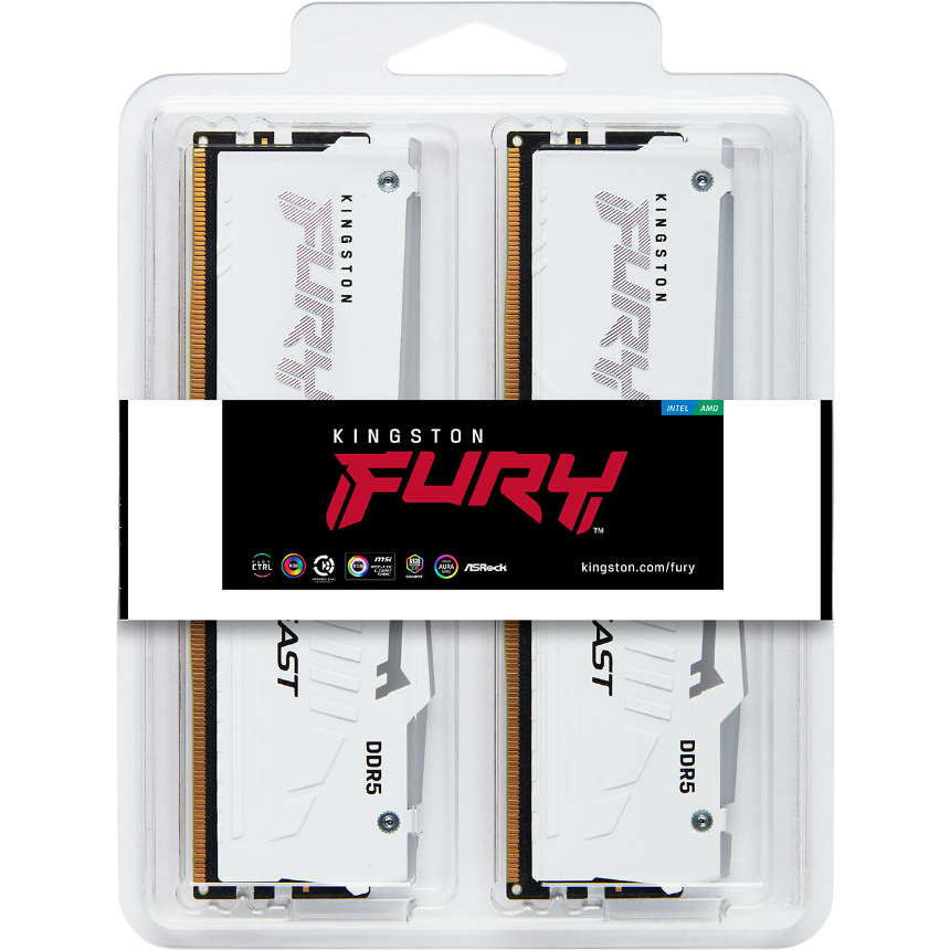 Оперативная память 32Gb DDR5 6800MHz Kingston Fury Beast RGB (KF568C34BWEAK2-32) (2x16Gb KIT) - фото 3