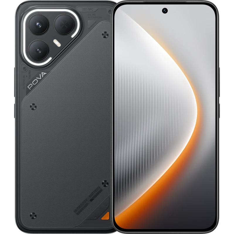 Смартфон TECNO Pova 7 Pro 8/256Gb Geek Black - LJ8 256+8 GEEK BLACK