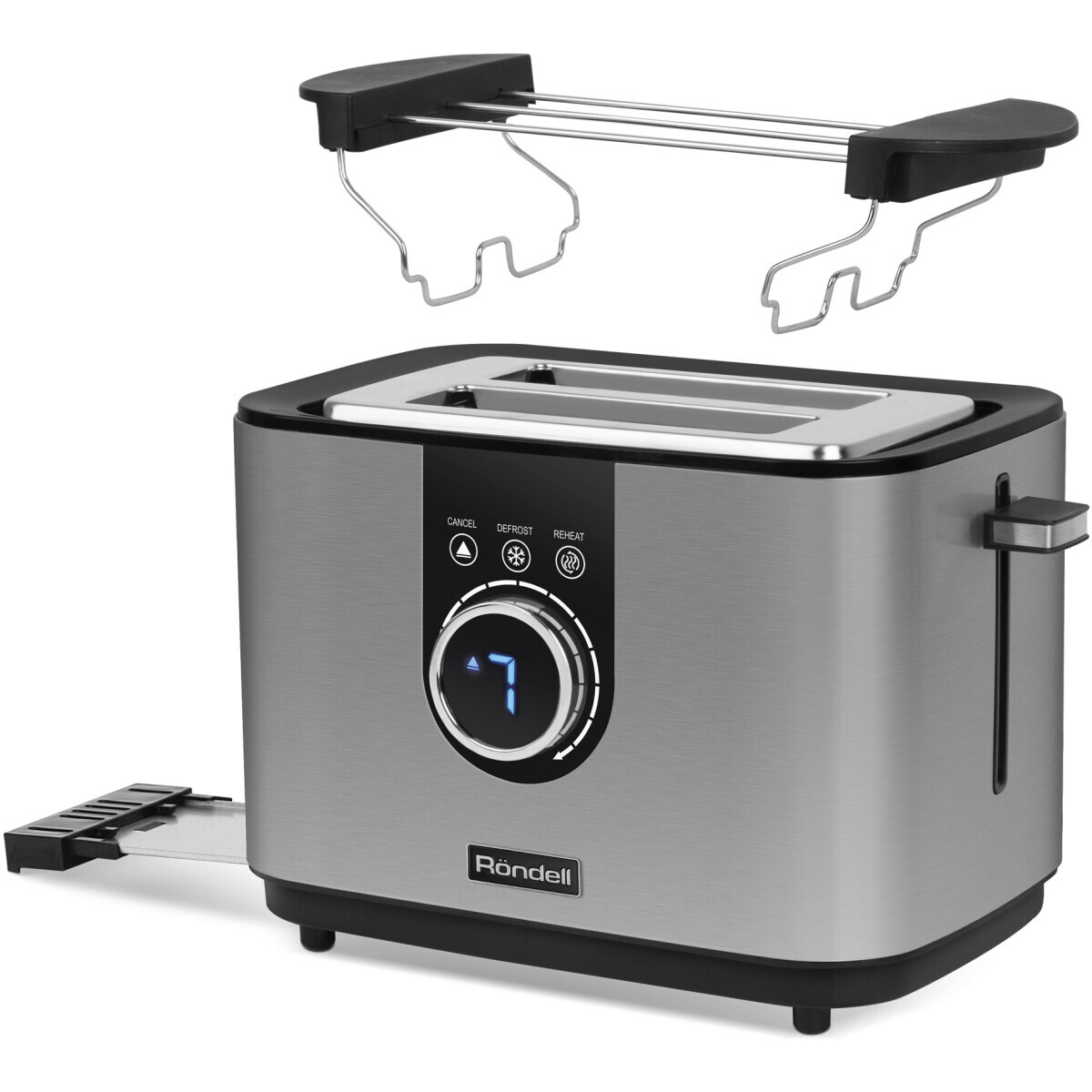 Тостер Rondell RDE-1202 Silver - фото 3
