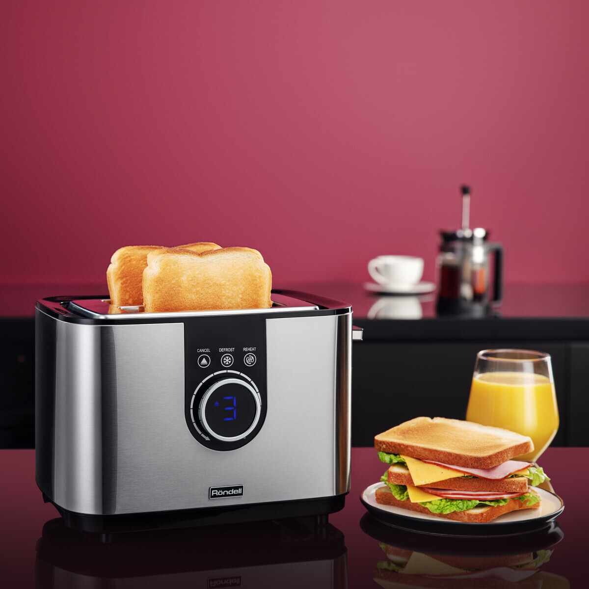 Тостер Rondell RDE-1202 Silver - фото 5
