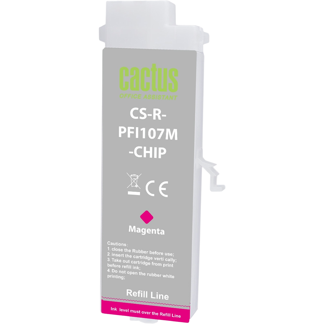 Картридж Cactus CS-R-PFI107M-CHIP Magenta