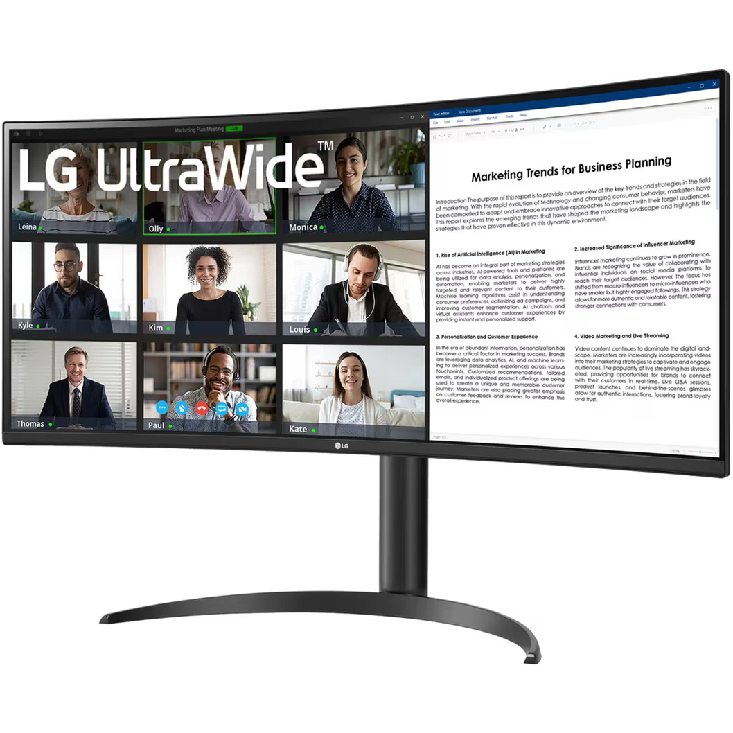 Монитор LG 34" 34WR55QK-B - фото 2