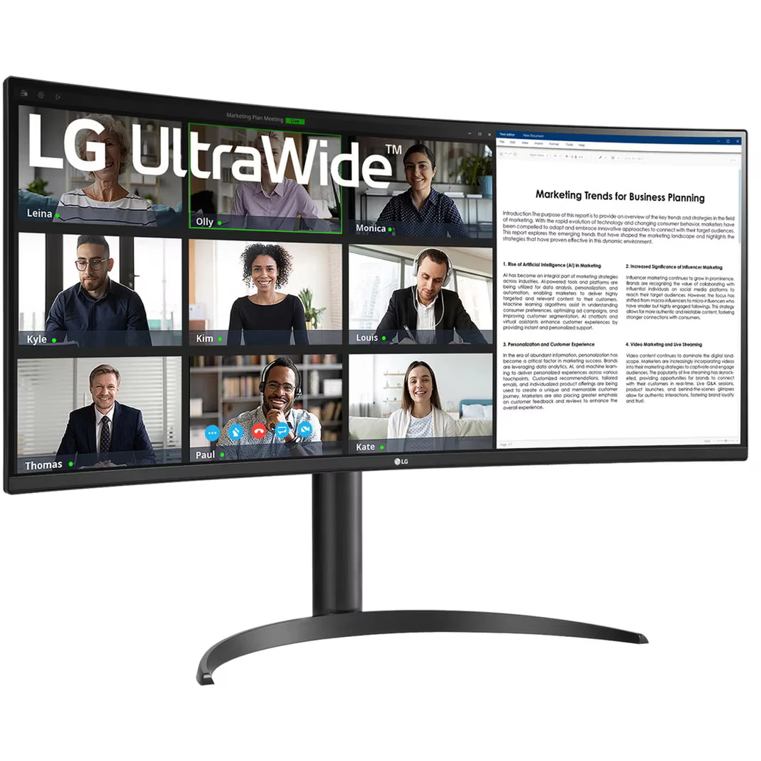 Монитор LG 34" 34WR55QK-B - фото 3