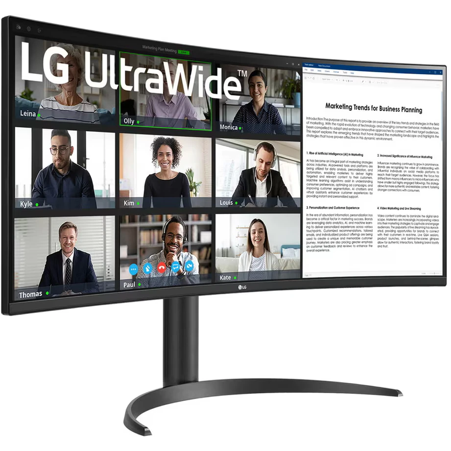 Монитор LG 34" 34WR55QK-B - фото 4
