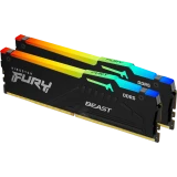 Оперативная память 64Gb DDR5 5200MHz Kingston Fury Beast RGB (KF552C40BB2AK2-64) (2x32Gb KIT)