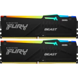Оперативная память 64Gb DDR5 5200MHz Kingston Fury Beast RGB (KF552C40BB2AK2-64) (2x32Gb KIT)