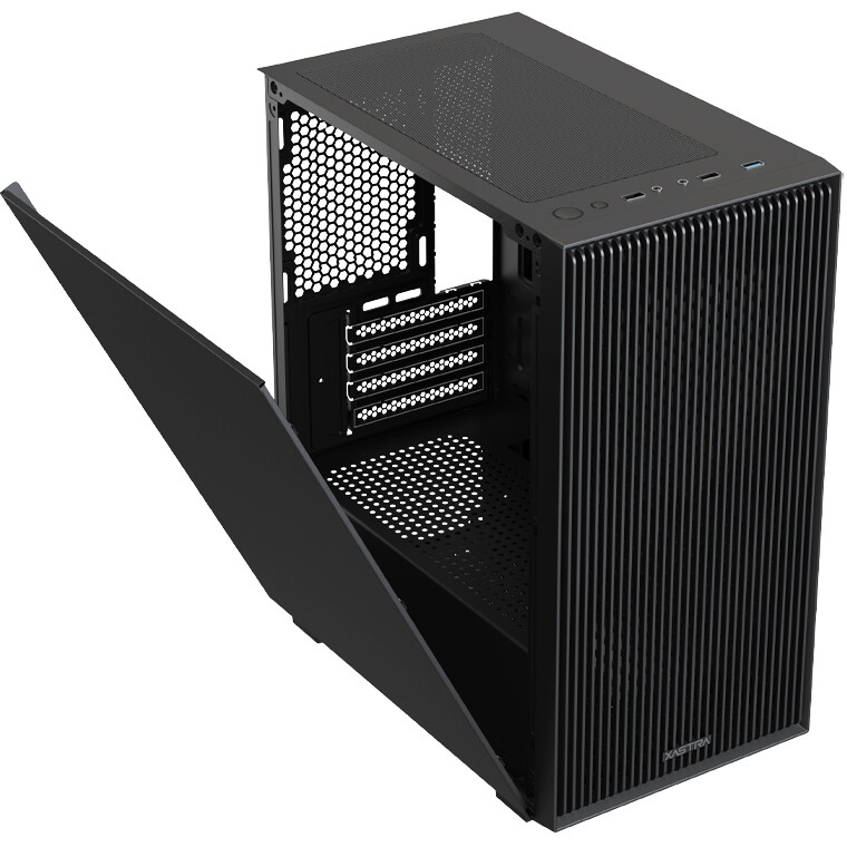 Корпус XASTRA A307M 2BK SI Black - A307M-2FC12BK-SI - фото 7