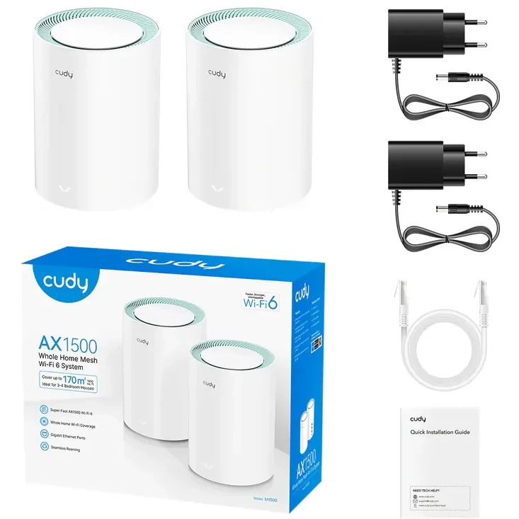 Mesh система Cudy M1500 (2 шт.) - M1500(2-PACK) - фото 2