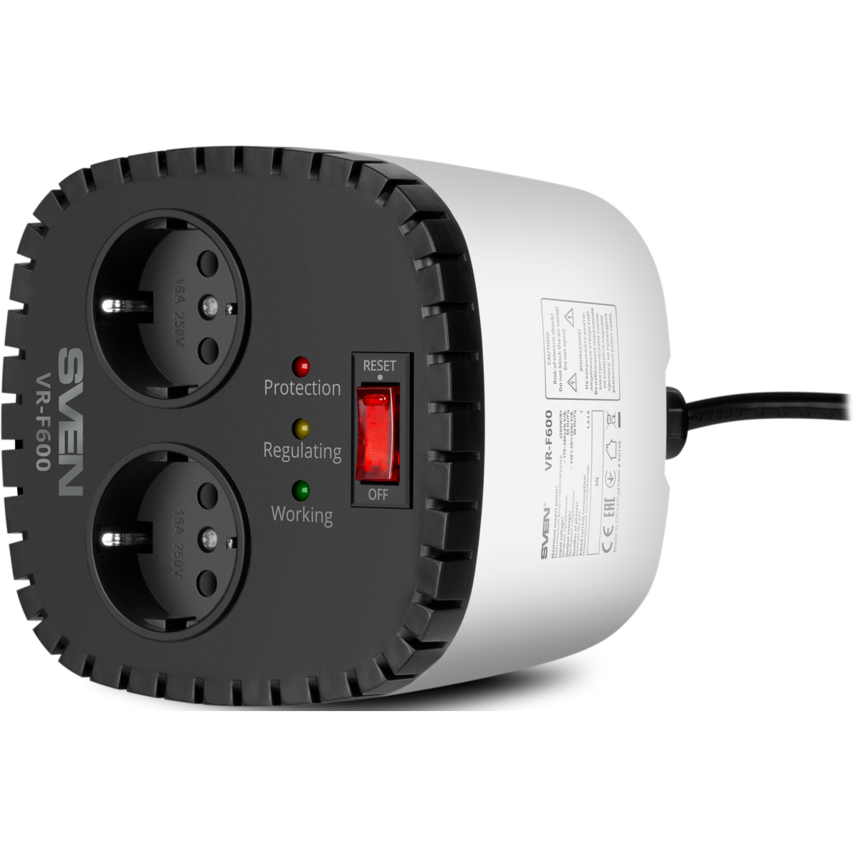 Стабилизатор напряжения Sven VR-F600 - SV-022570 - фото 4