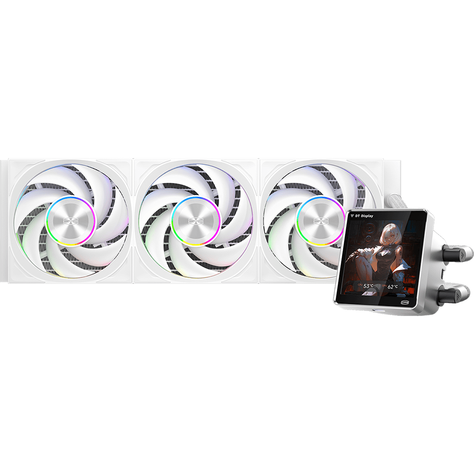Система жидкостного охлаждения PCcooler DT360 ARGB Display WH