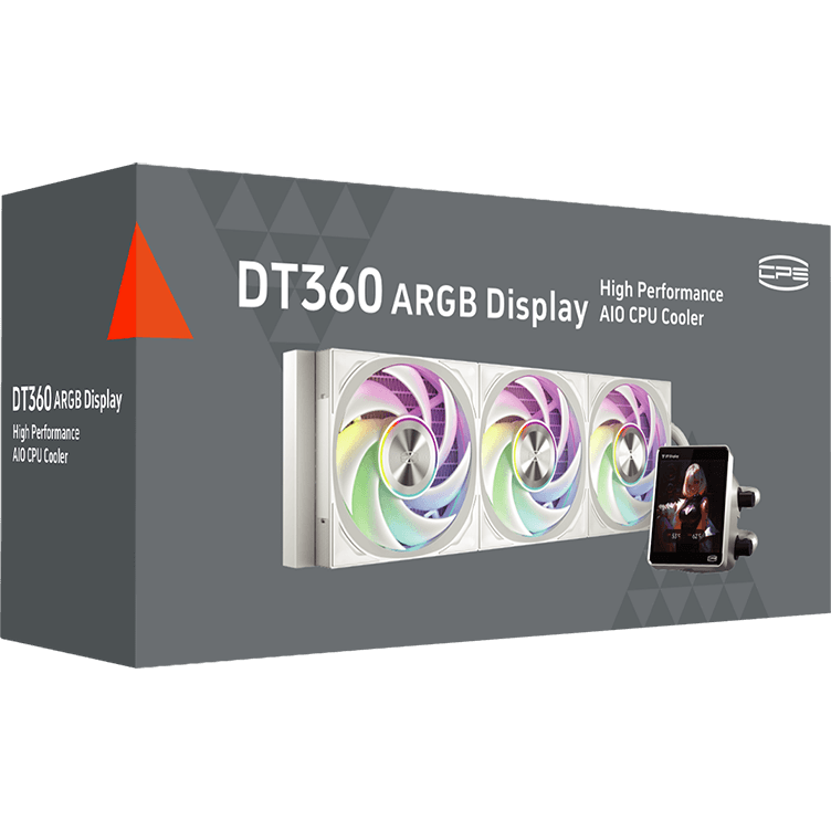 Система жидкостного охлаждения PCcooler DT360 ARGB Display WH - фото 8