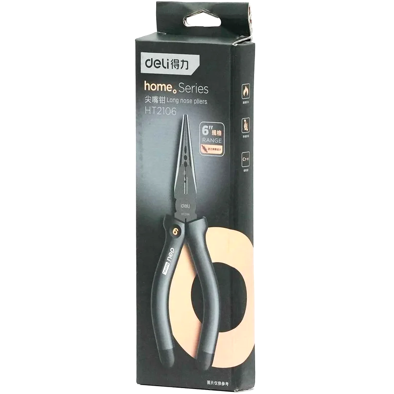 Плоскогубцы Deli HT2106 - фото 3