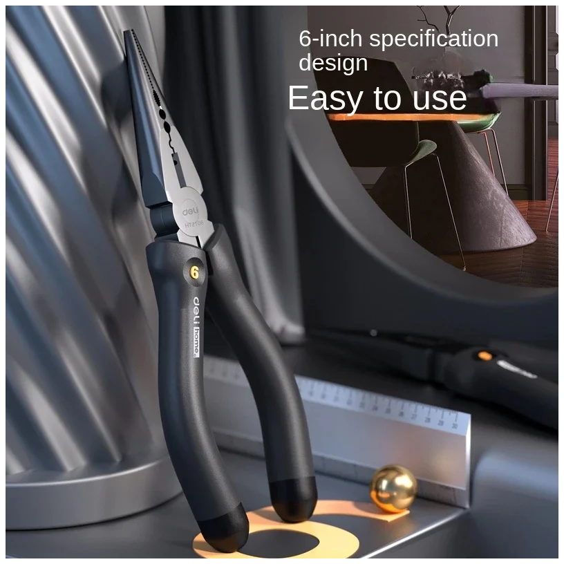 Плоскогубцы Deli HT2106 - фото 7