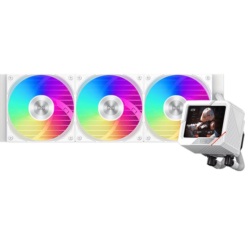 Система жидкостного охлаждения PCcooler GT360 ARGB Display WH