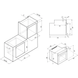 Духовой шкаф KRONA CORRENTE 45 WH (00026335)