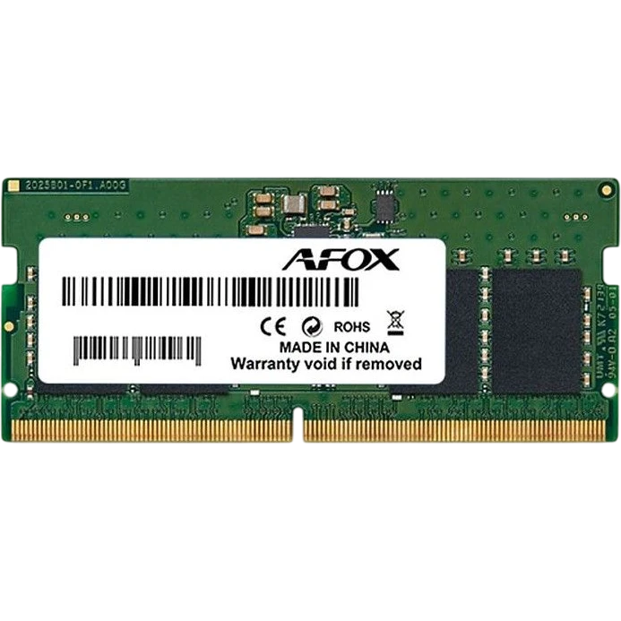 Оперативная память 16Gb DDR5 5600MHz AFOX SO-DIMM (AFSD516D6S2P)