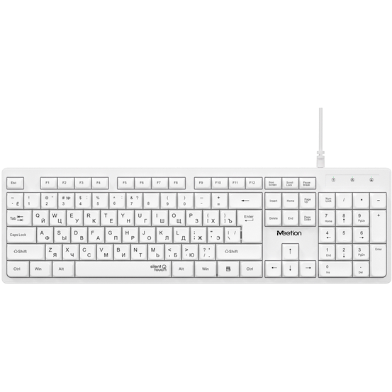 Клавиатура MeeTion K300 White