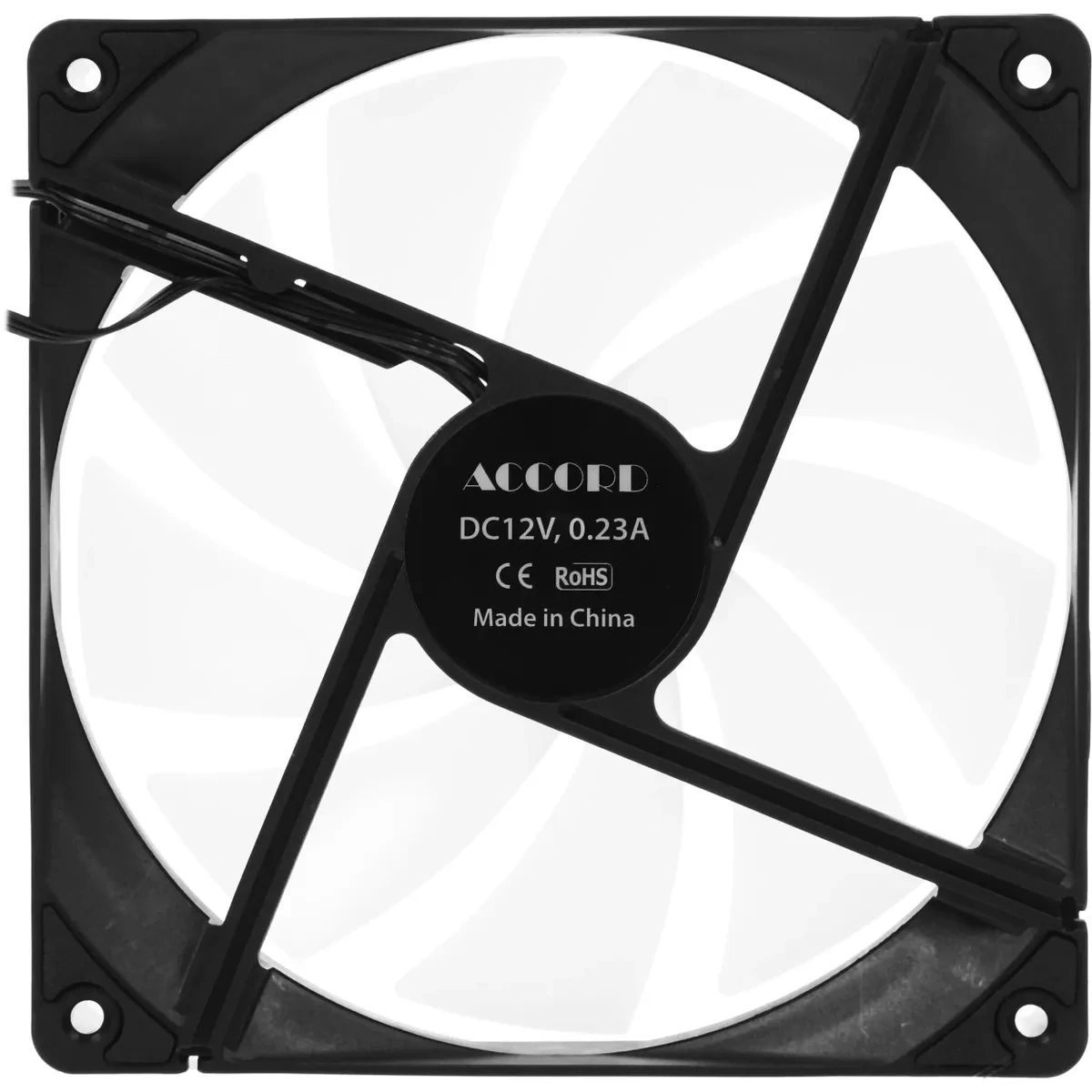 Вентилятор для корпуса ACCORD ACC-C14 ARGB Black - фото 2