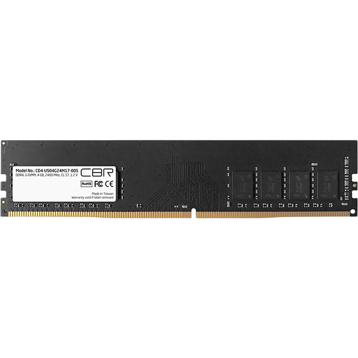 Оперативная память 4Gb DDR4 2400MHz CBR (CD4-US04G24M17-00S)
