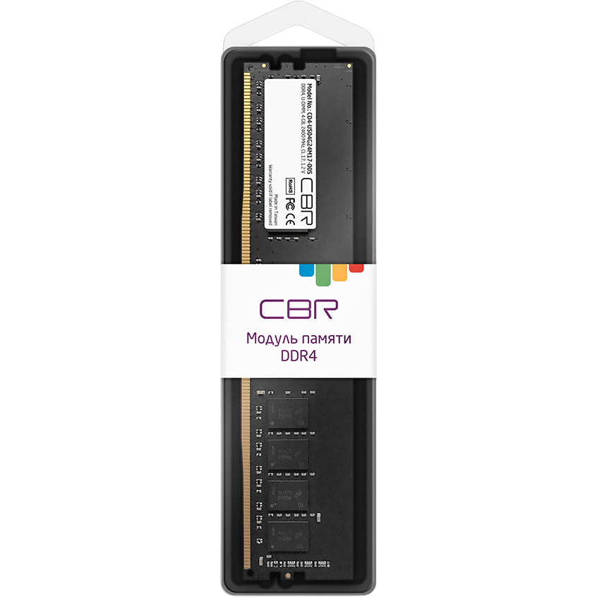 Оперативная память 4Gb DDR4 2400MHz CBR (CD4-US04G24M17-00S) - фото 2