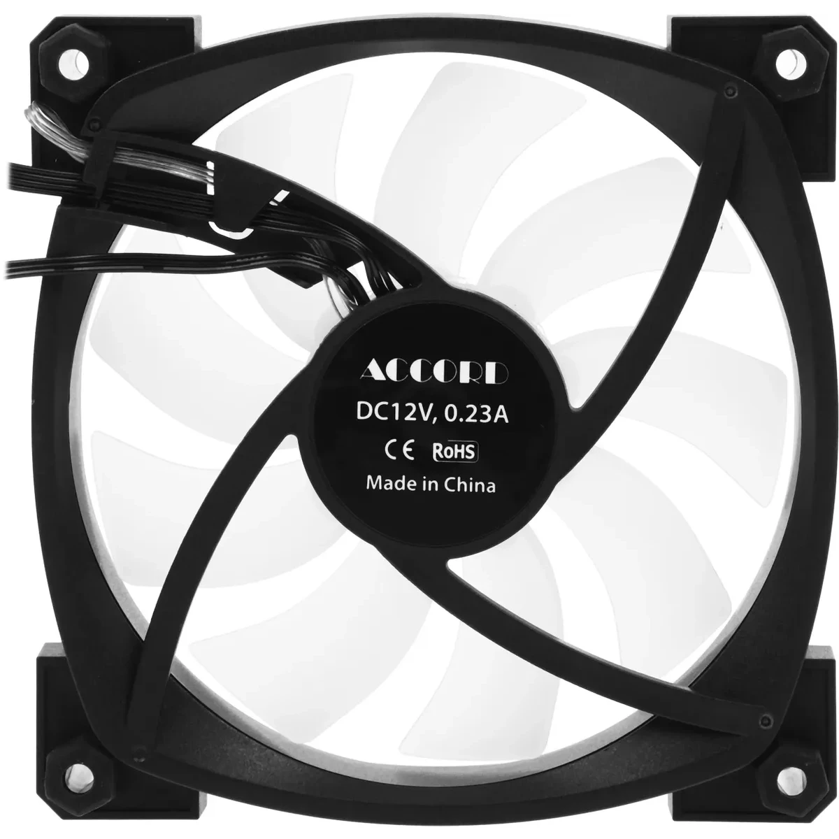 Вентилятор для корпуса ACCORD ACC-U12 ARGB Black - фото 2