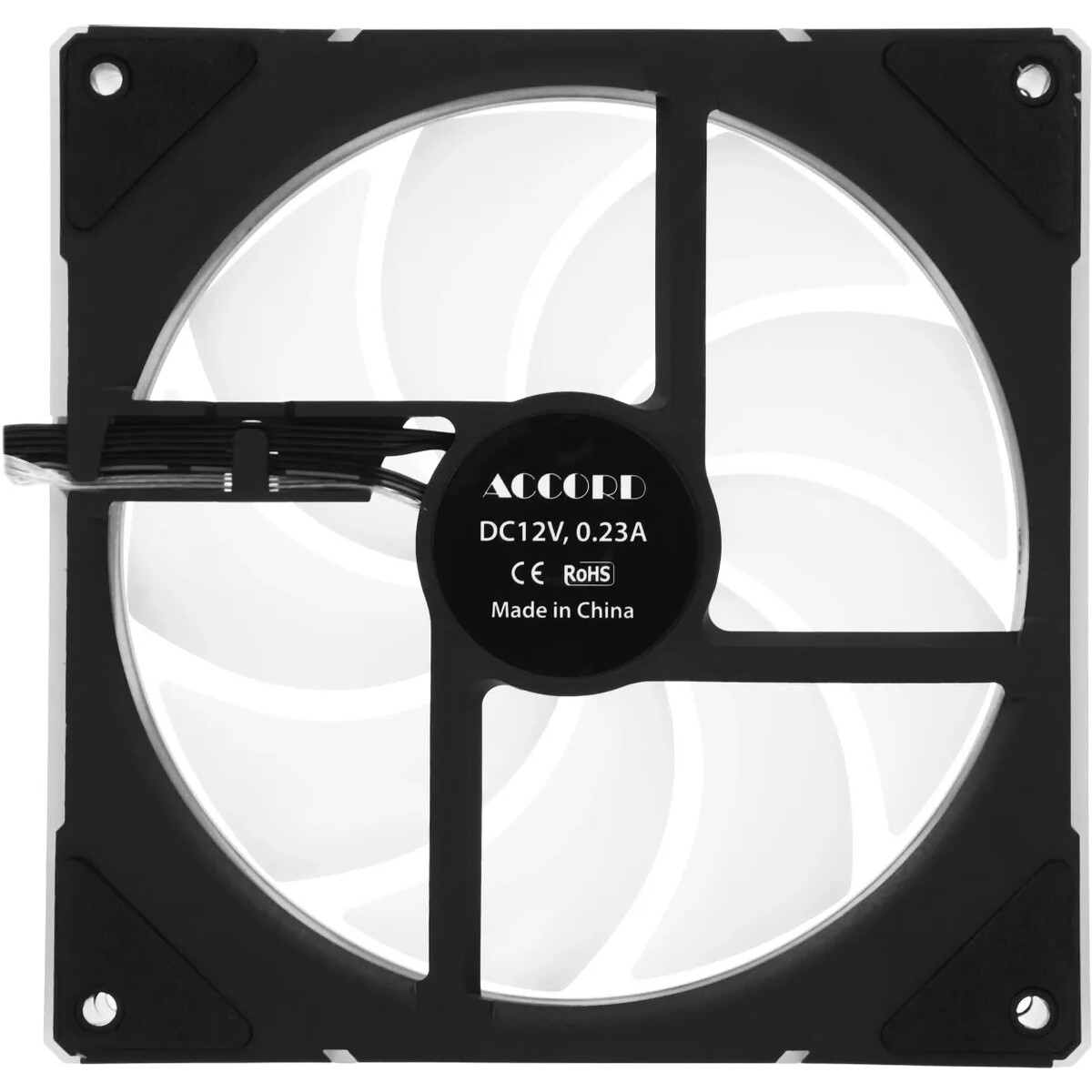 Вентилятор для корпуса ACCORD ACC-YF14 ARGB Black - фото 3