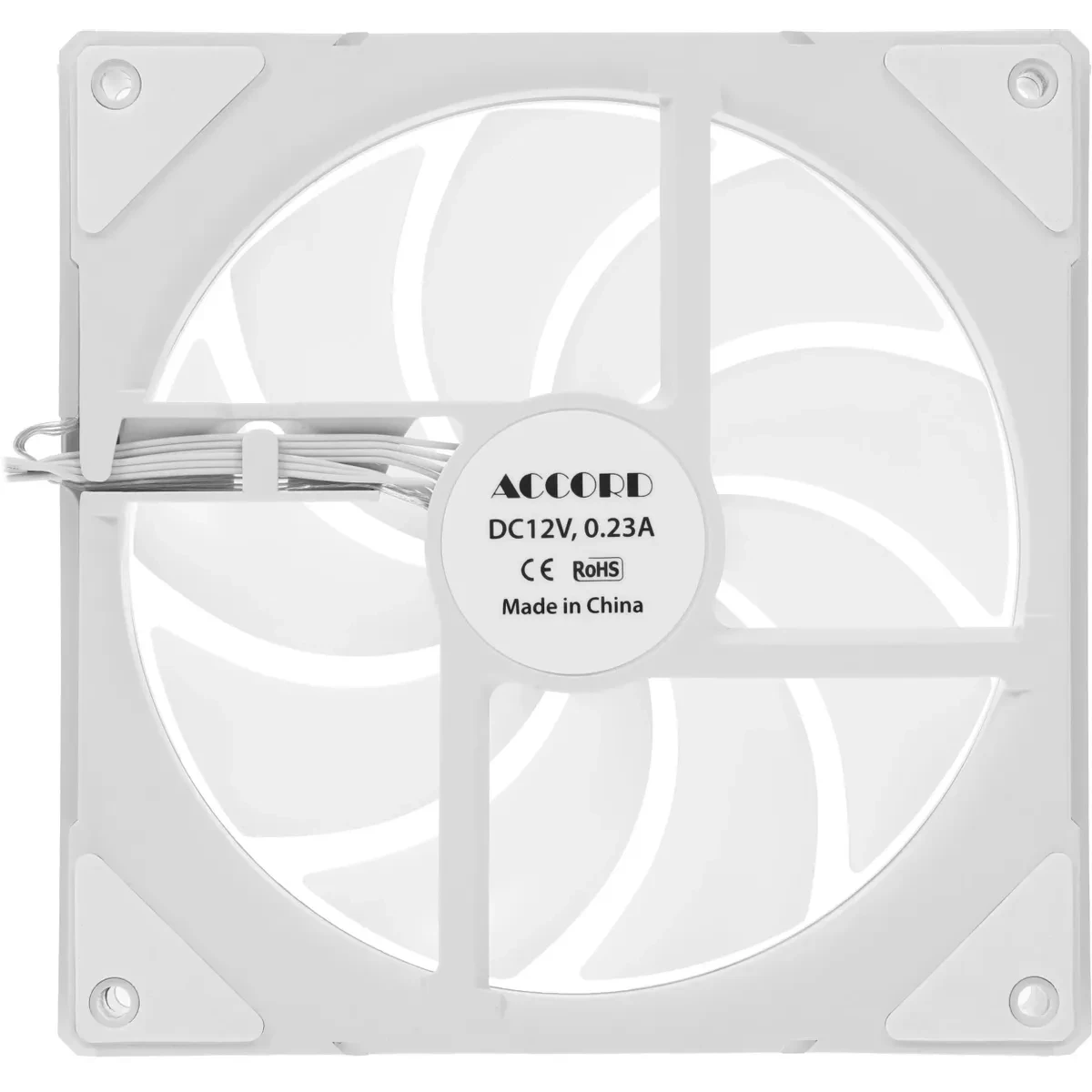 Вентилятор для корпуса ACCORD ACC-YF14 ARGB White - фото 2