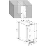 Винный шкаф Climadiff CBU20S2B